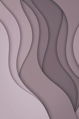 Abstract illustration with waves. Curve lines.