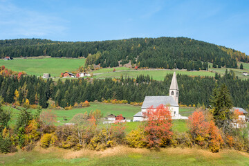 The church of Santa Magdalena.