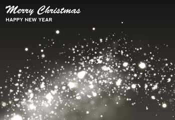 Bokeh and sparkle with smoke and light.