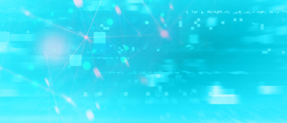 Neural network glitchy visualization