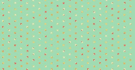 Abstract Color Halftone Dots generative art background illustration