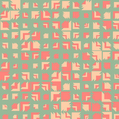 Abstract Color Halftone Dots generative art background illustration