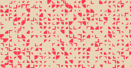 Abstract Color Halftone Dots generative art background illustration