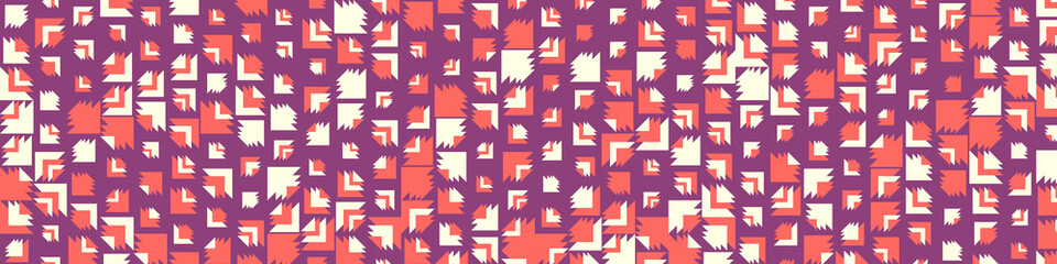 Abstract Color Halftone Dots generative art background illustration