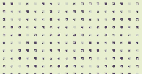 Abstract Color Halftone Dots generative art background illustration