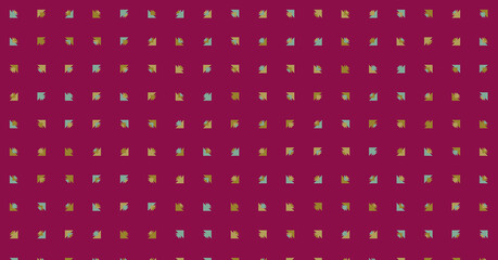 Abstract Color Halftone Dots generative art background illustration