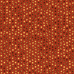 Abstract Color Halftone Dots generative art background illustration