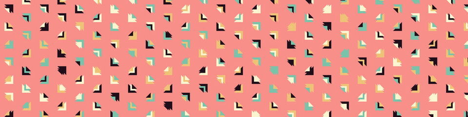 Abstract Color Halftone Dots generative art background illustration