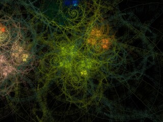 Imaginatory fractal background Image