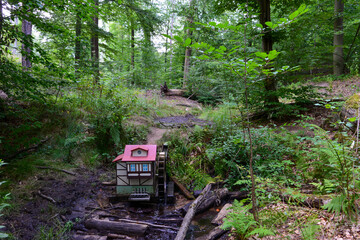 Klappermühle an der Barbarossaquelle im Main-Kinzig-Kreis / Hessen 