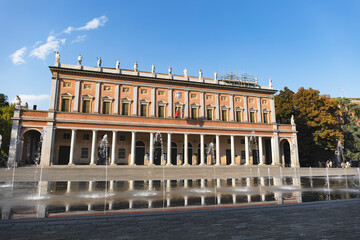 Valli theatre with fountain - Reggio Emilia