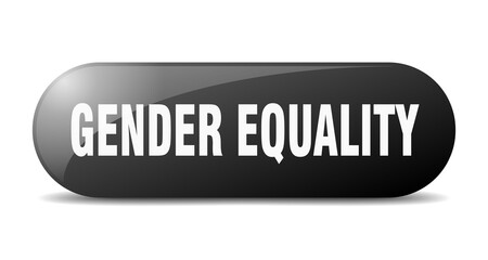 gender equality button. sticker. banner. rounded glass sign