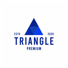 Triangle Digital premium Vector Logo network Technology design