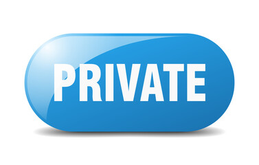 private button. sticker. banner. rounded glass sign
