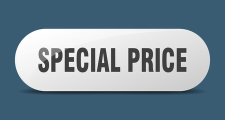 special price button. sticker. banner. rounded glass sign