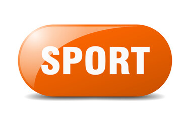sport button. sticker. banner. rounded glass sign