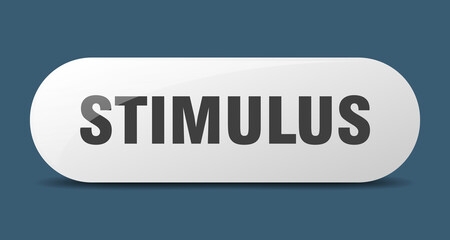 stimulus button. sticker. banner. rounded glass sign