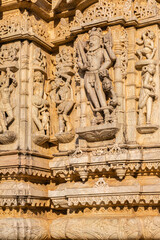 Ranakpur Jain Temple on Rajasthan province in India