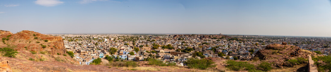 Fototapeta na wymiar City of Jodhpur, province of Rajasthan in India