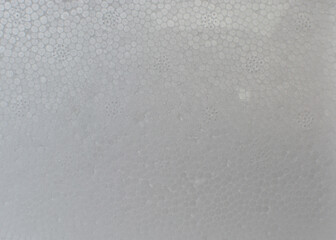 white foam background. flat lay. close-up.