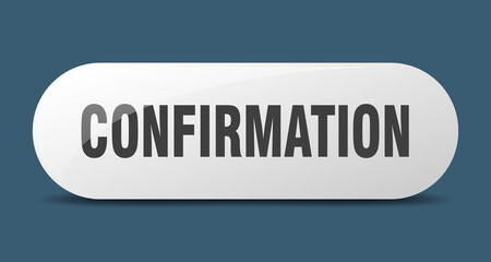 confirmation button. sticker. banner. rounded glass sign