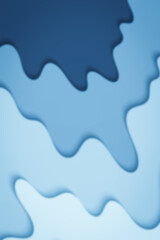 Wavy paper cut background. Blur. Abstract curved wave with blur effect for your design. Illustration with curves lines.