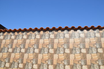 roof of the house