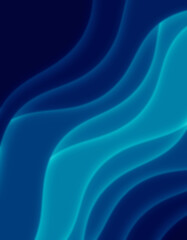 Wavy paper cut background. Blur. Abstract curved wave with blur effect for your design. Illustration with curves lines.