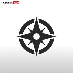 Compass icon vector eps 10