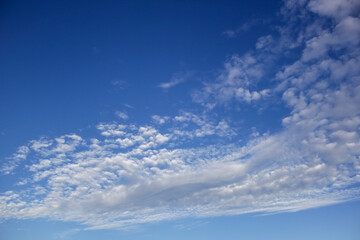 blue sky with clouds