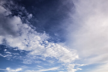 blue sky with clouds