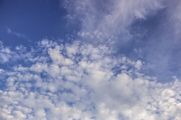 blue sky with clouds