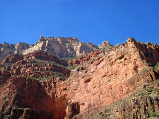 grand canyon vista from the river