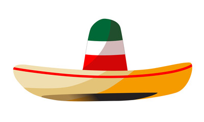 Sombrero de paja de tres colores