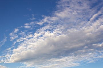 blue sky with clouds