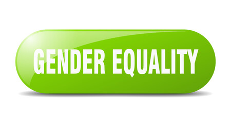gender equality button. sticker. banner. rounded glass sign
