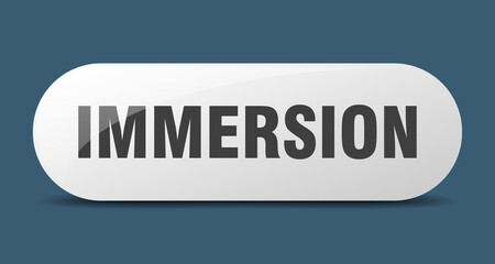 immersion button. sticker. banner. rounded glass sign