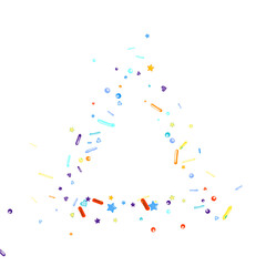 Sprinkles grainy. Cupcake donuts background.