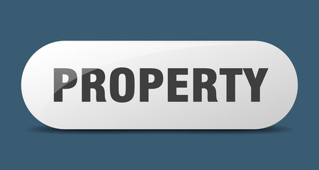 property button. sticker. banner. rounded glass sign