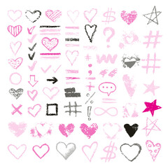 design chalk vector textures hand drawn textures