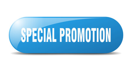 special promotion button. sticker. banner. rounded glass sign