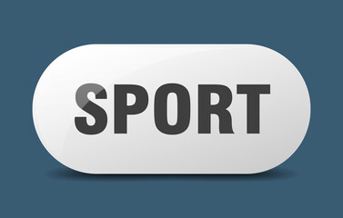 sport button. sticker. banner. rounded glass sign