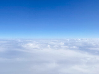 View of fine clouds and blue sky