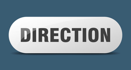 direction button. sticker. banner. rounded glass sign