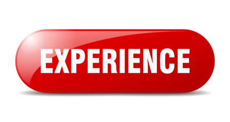 experience button. sticker. banner. rounded glass sign