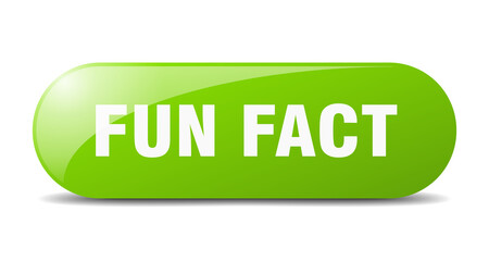 fun fact button. sticker. banner. rounded glass sign