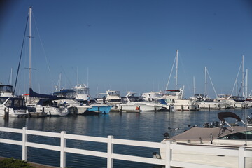 Fototapeta premium boats in the harbor