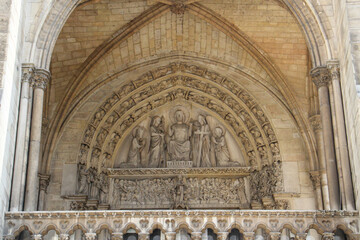 The Sainte-Chapelle Cathedral in Paris France