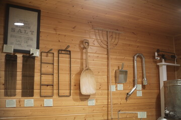 set of utensils on wooden table