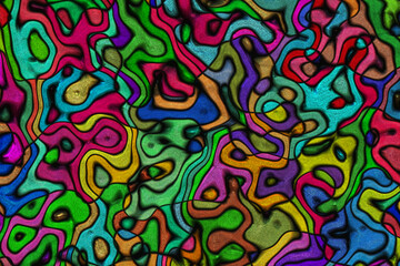 color chaos weave texture design